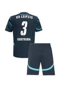 RB Leipzig Lutsharel Geertruida #3 Babyklær Tredje Fotballdrakt til barn 2024-25 Korte ermer (+ Korte bukser)